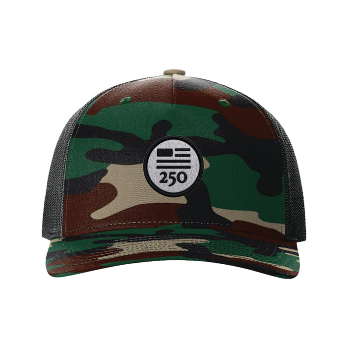 USA 250 HAT - MILITARY GREEN CAMO