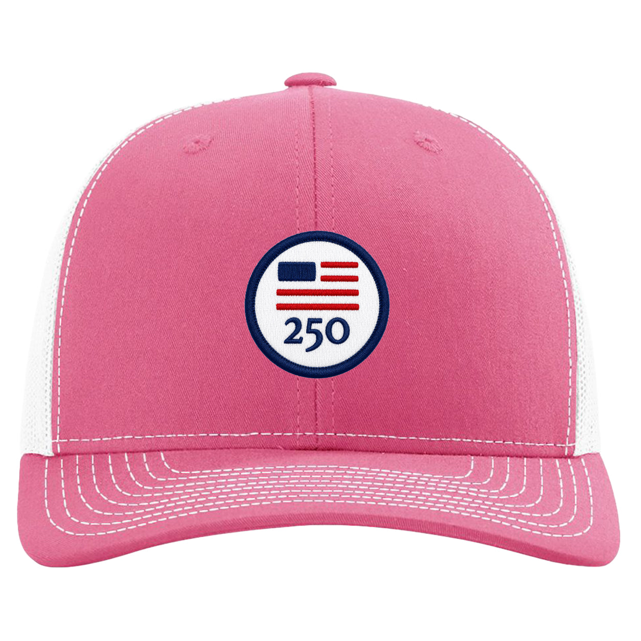 USA 250 HAT - HOT PINK/WHITE