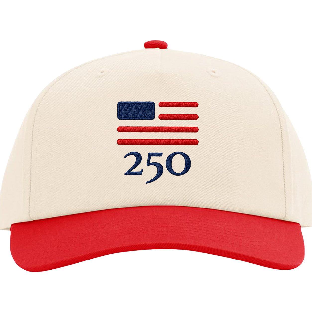 USA 250 HAT - CREAM/RED