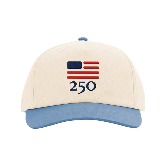 USA 250 HAT - CREAM/DENIM