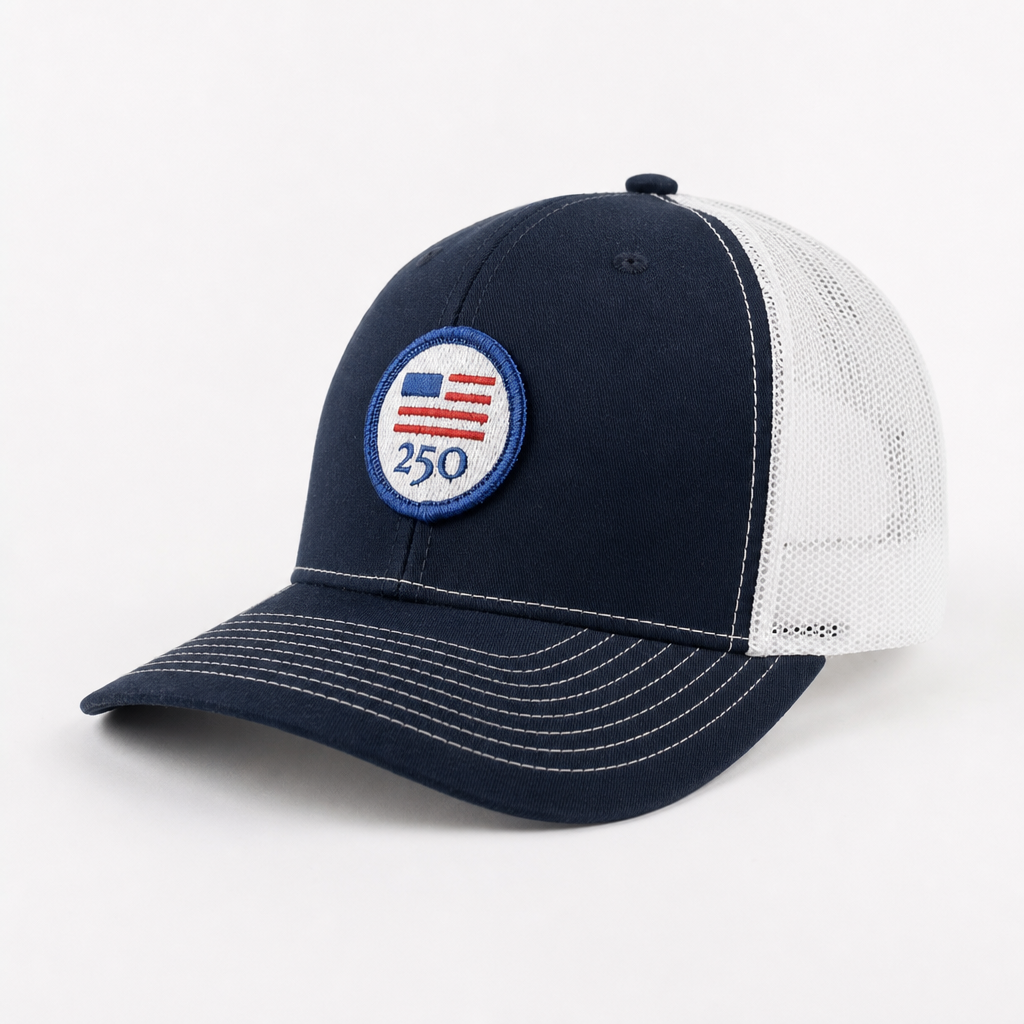 USA 250 HAT - NAVY/WHITE