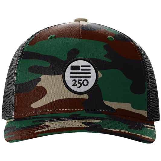 USA 250 HAT - MILITARY GREEN CAMO