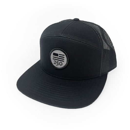 USA 250 HAT - BLACK FLAT BILL