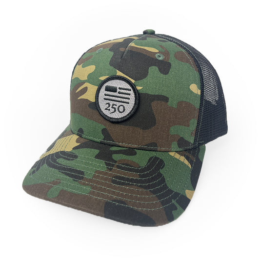 USA 250 HAT - MILITARY GREEN CAMO