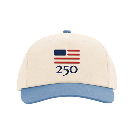 USA 250 HAT - CREAM/DENIM