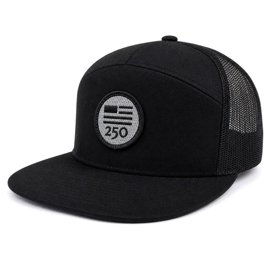 USA 250 HAT - BLACK FLAT BILL
