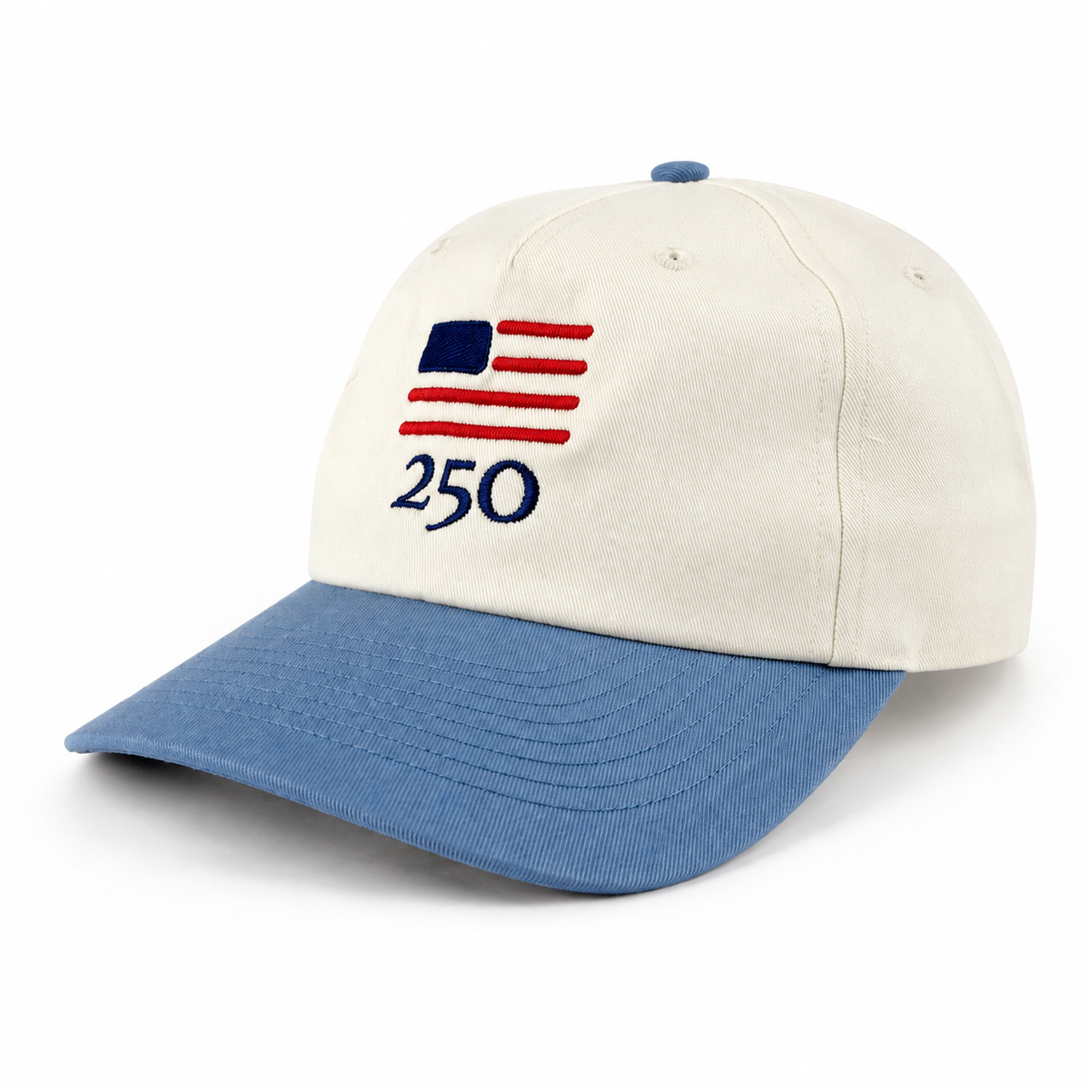 USA 250 HAT - CREAM/DENIM