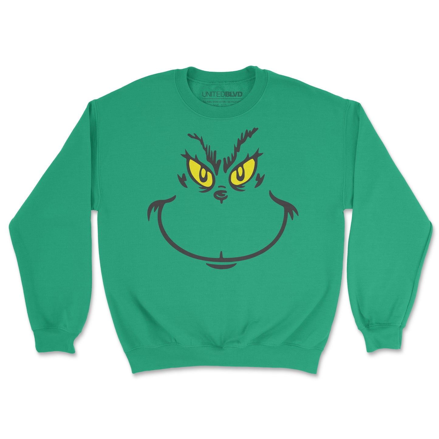 GRUMPY GREEN FACE SWEATSHIRT