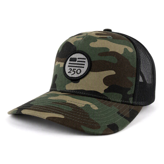 USA 250 HAT - MILITARY GREEN CAMO