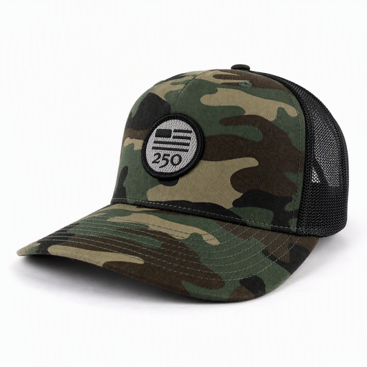 USA 250 HAT - MILITARY GREEN CAMO