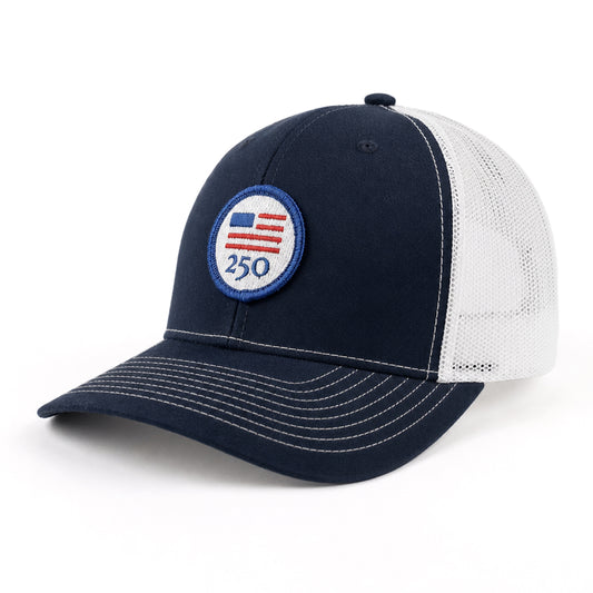 USA 250 HAT - NAVY/WHITE
