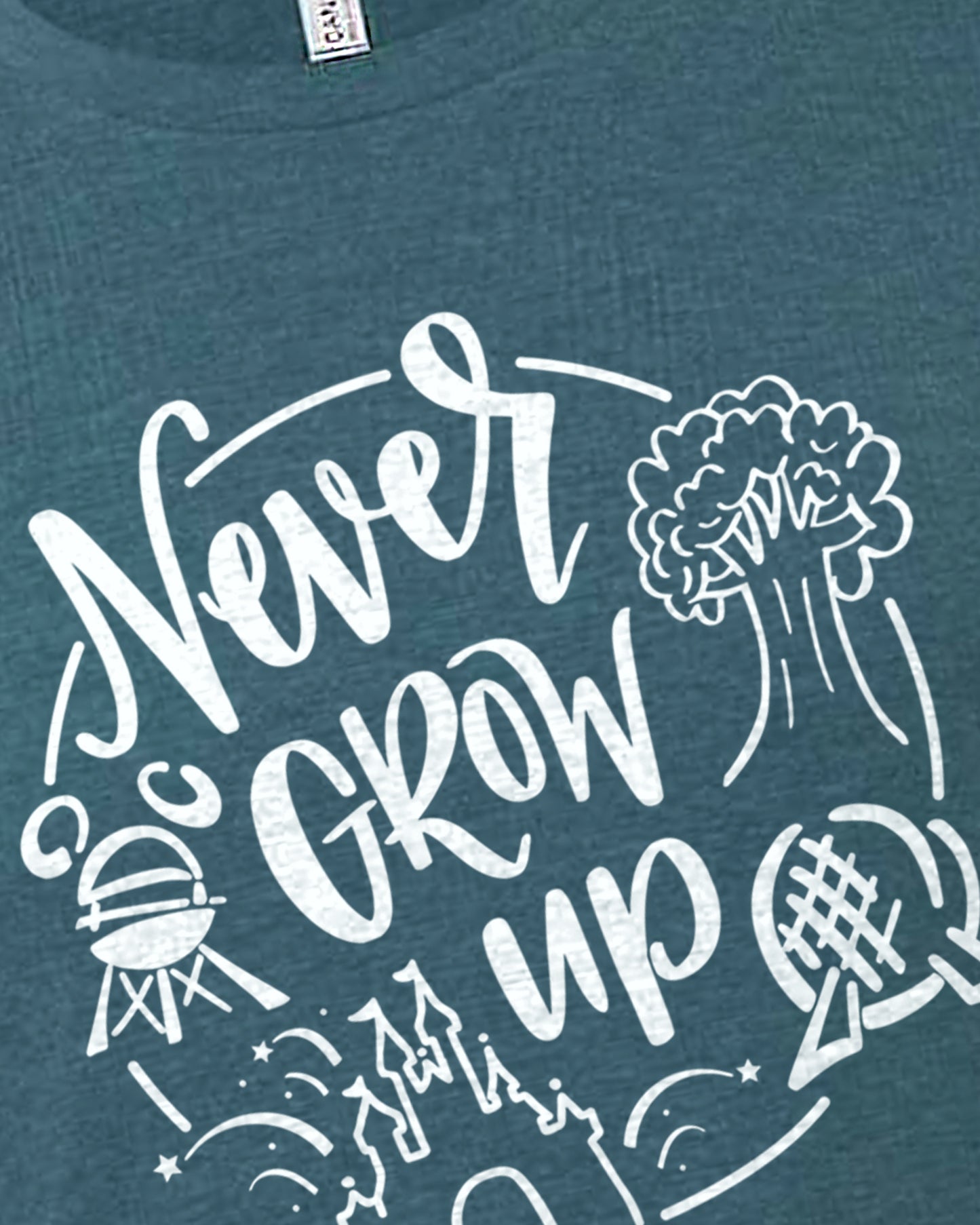 NEVER GROW UP