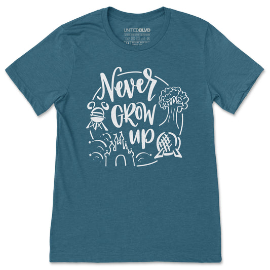 NEVER GROW UP