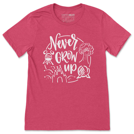 NEVER GROW UP