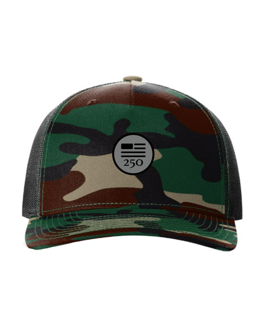 USA 250 HAT - MILITARY GREEN CAMO