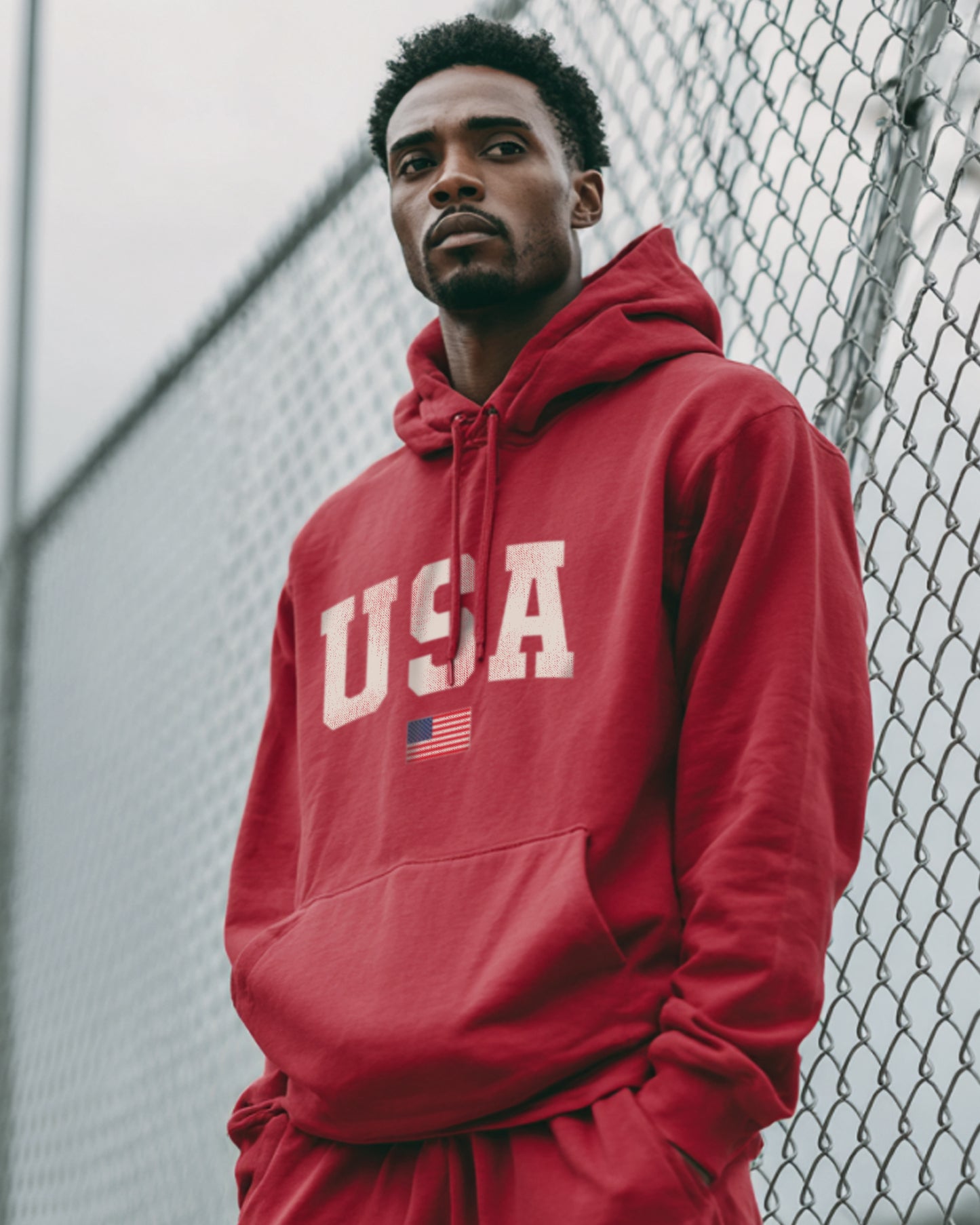 USA 250 HOODIE - RED