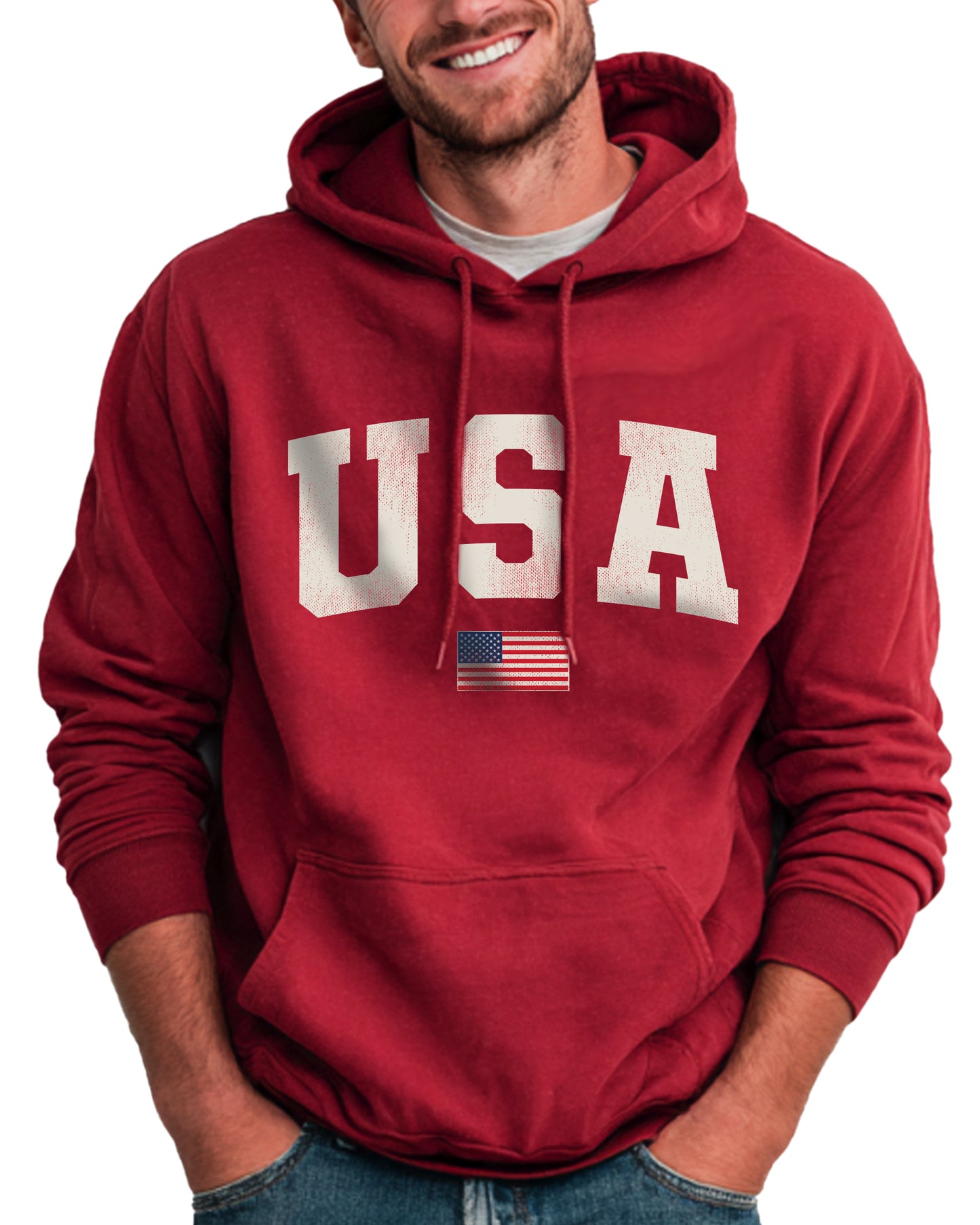 USA 250 HOODIE - RED