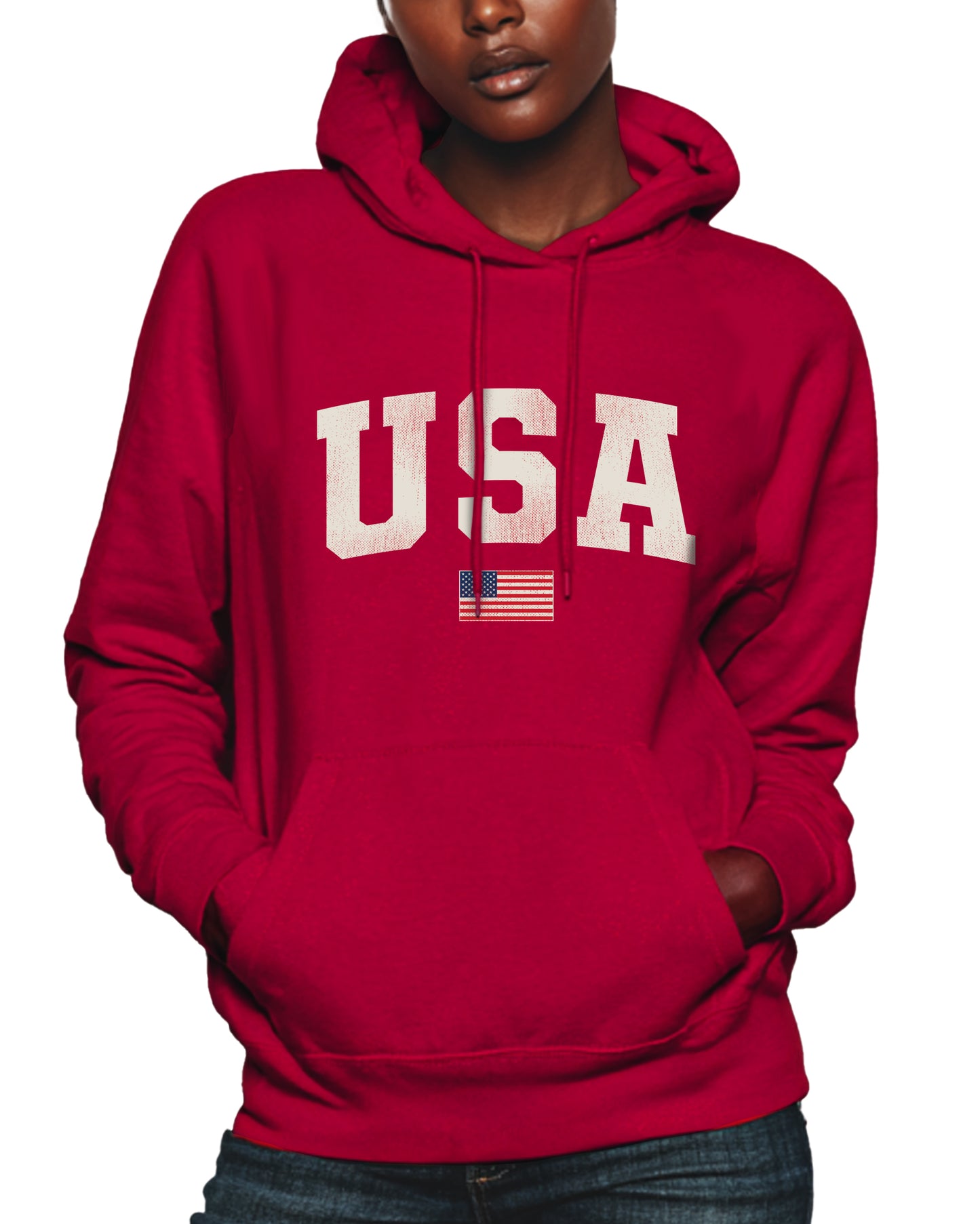 USA 250 HOODIE - RED