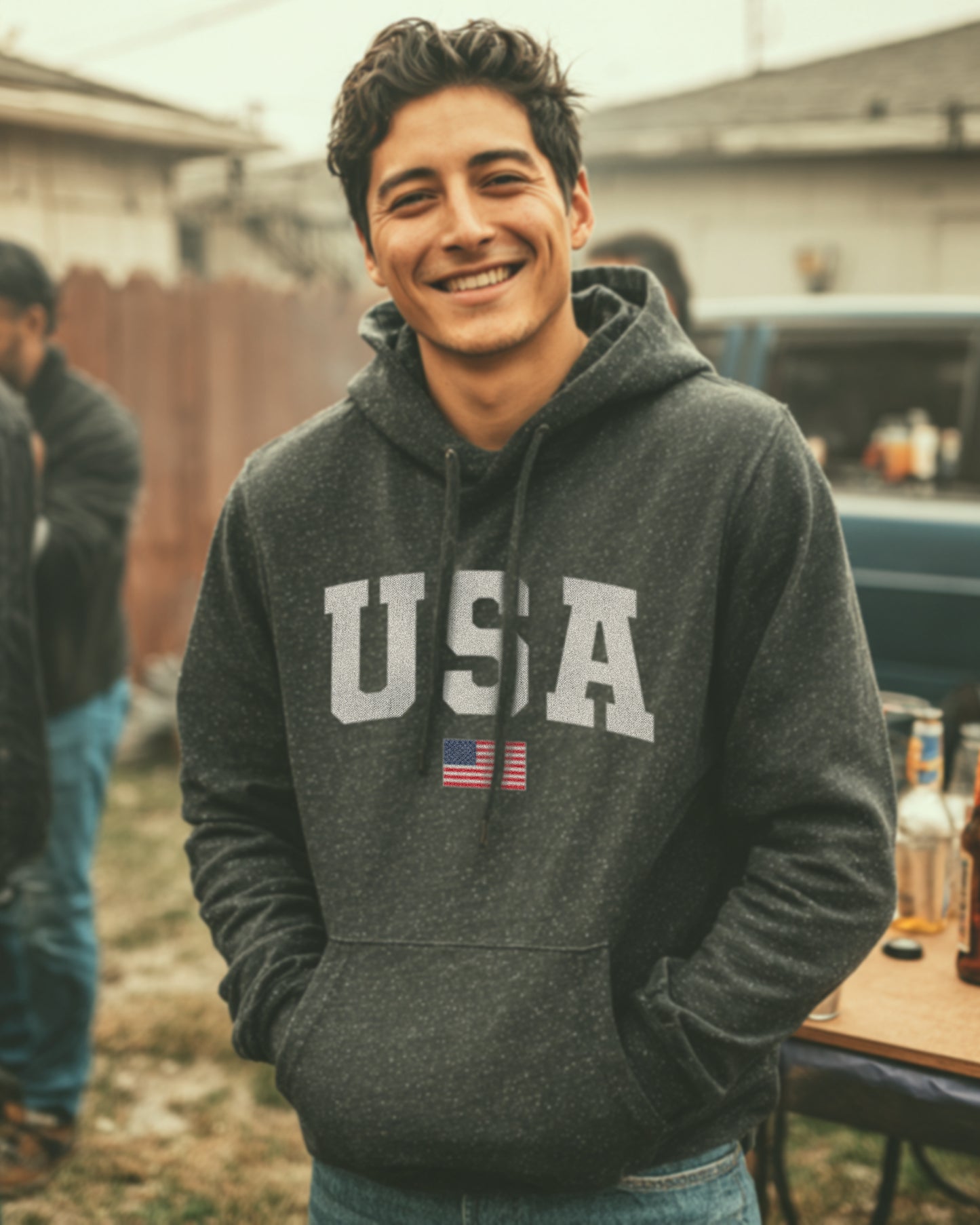 USA 250 HOODIE - GREY