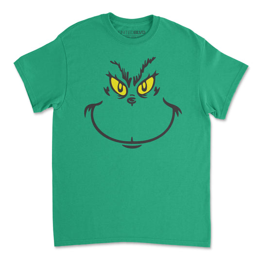 GRUMPY GREEN FACE